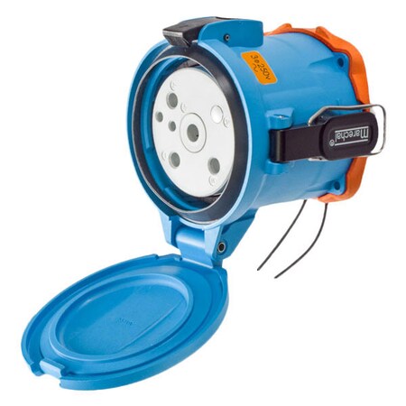 Meltric Pin & Sleeve Receptacle, 100 A, 250V AC, Three Phase, 3 Pole, Screw Terminals Wire Connection Type 33-94073-262-375